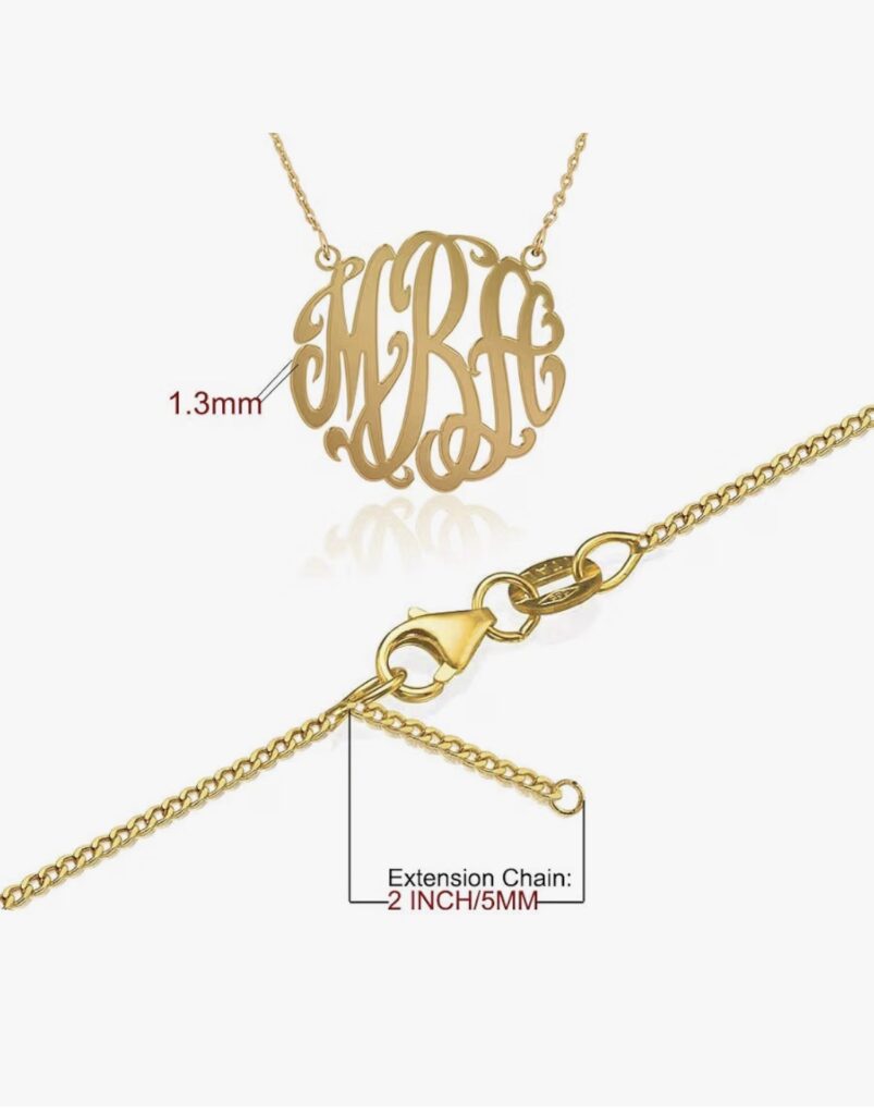 initial necklace