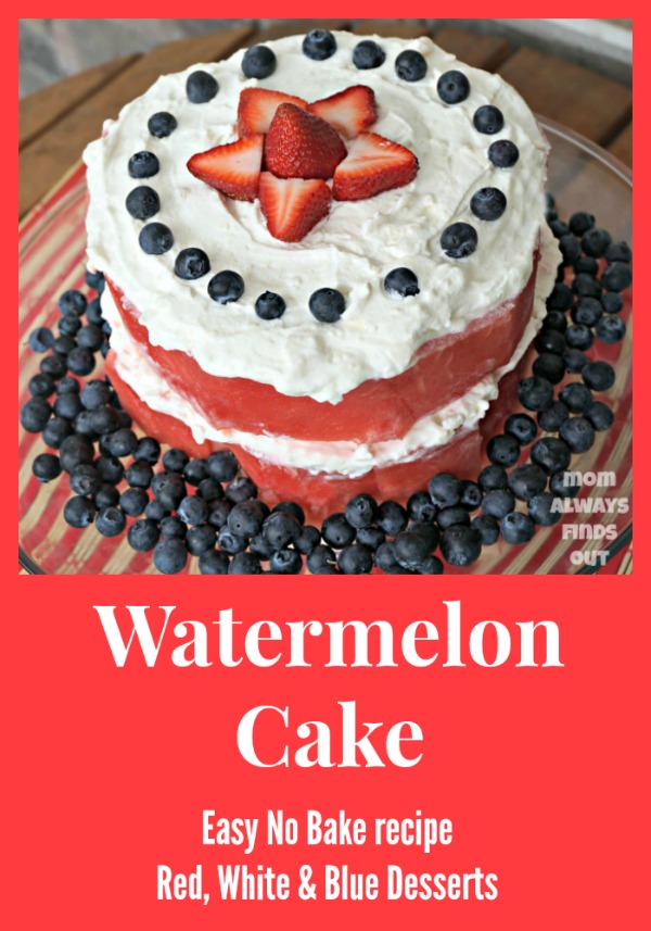 no bake watermelon cake recipe