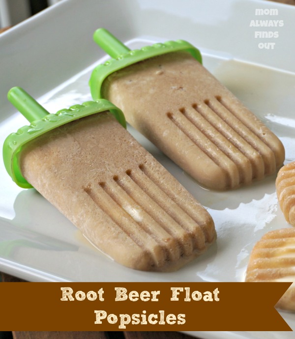 Root Beer Float Popsicles