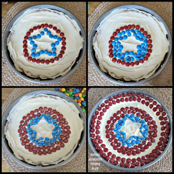 make a captain america shield cake #shop