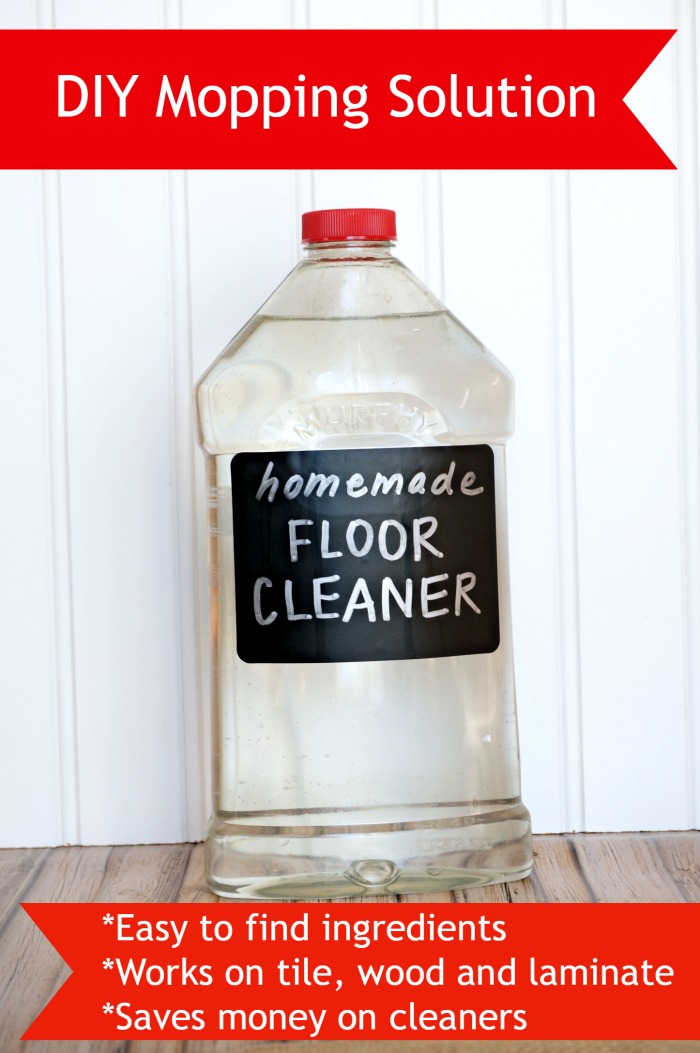 DIY Mopping Solution Works Great For
