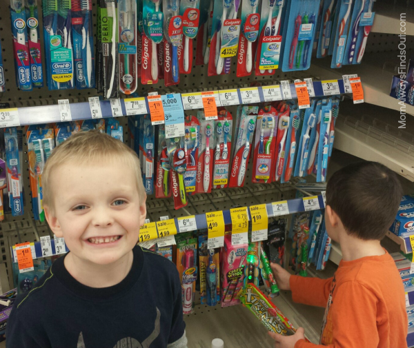 kids pick toothbrushes #listerine