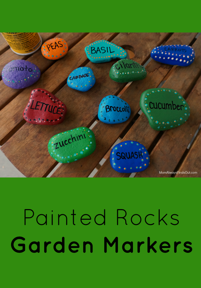 painted rocks garden markers (1)