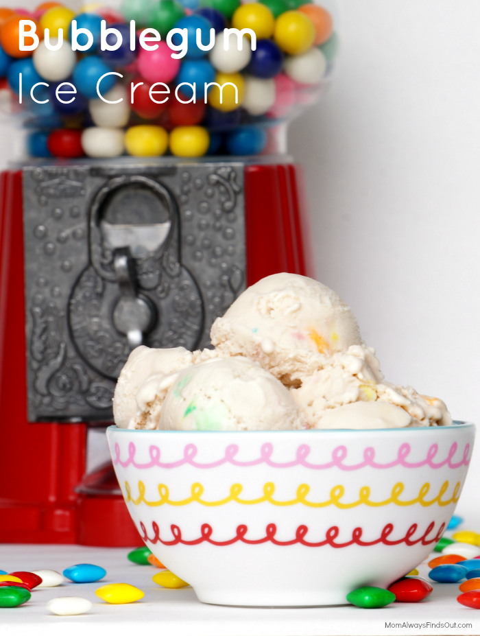 Homemade Bubble Gum Ice Cream Recipe