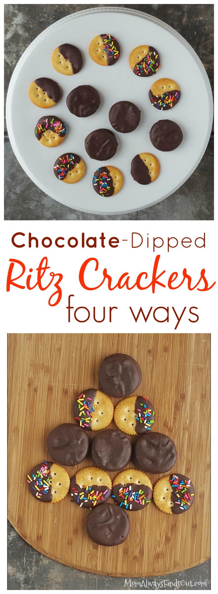 Ritz Crackers Chocolate Dipped