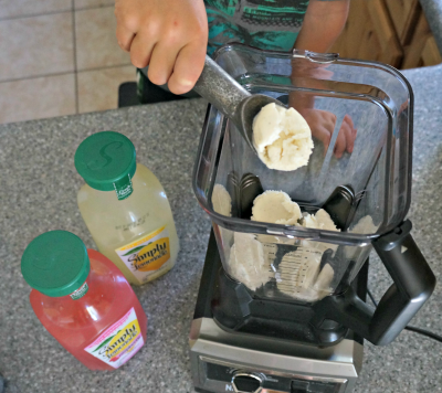 simply lemonade ice cream frosted lemonade recipe #alwaysdelicious