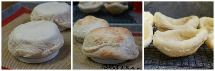How to make homemade bread bowls out of refrigerated dough