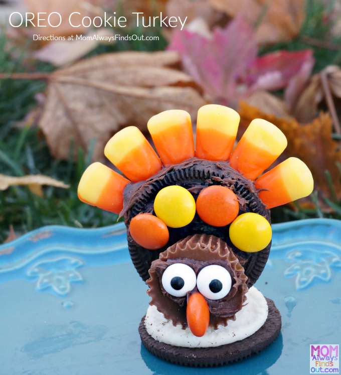 OREO Cookie Turkey Thanksgiving Ideas for Kids