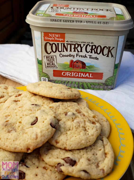 Chocolate Chips and Toffee Cookies Country Crock Make It Yours Cookie Recipe