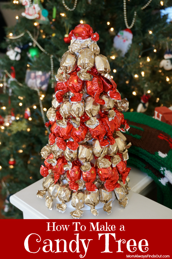 How To Make a Candy Tree (Using a Styrofoam Cone Tree Form)