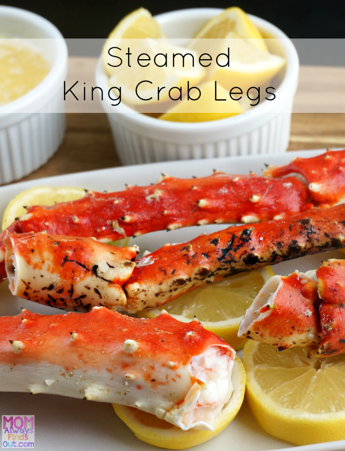 Steamed King Crab Legs Recipe and Directions #AskForAlaska @AlaskaSeafood