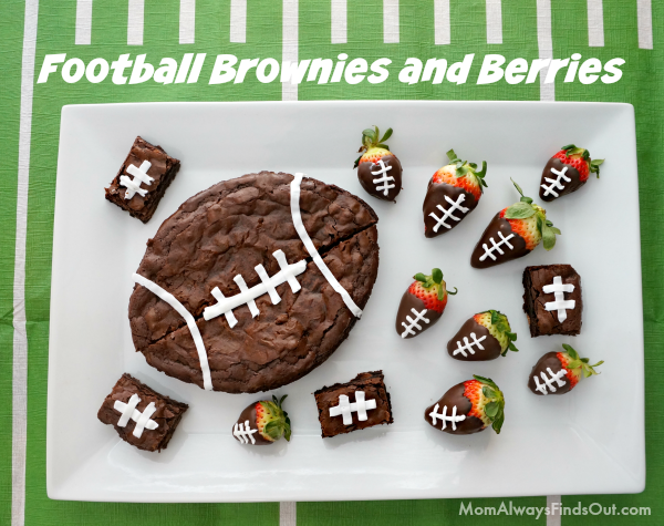 how to make a football shaped brownie with a round cake pan football brownies