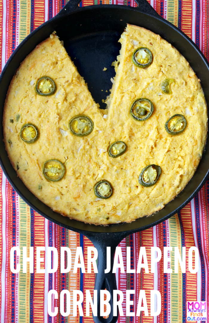 Cheddar Jalapeno Cornbread Recipe