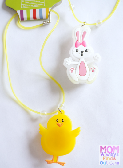 Light up Easter necklaces for kids