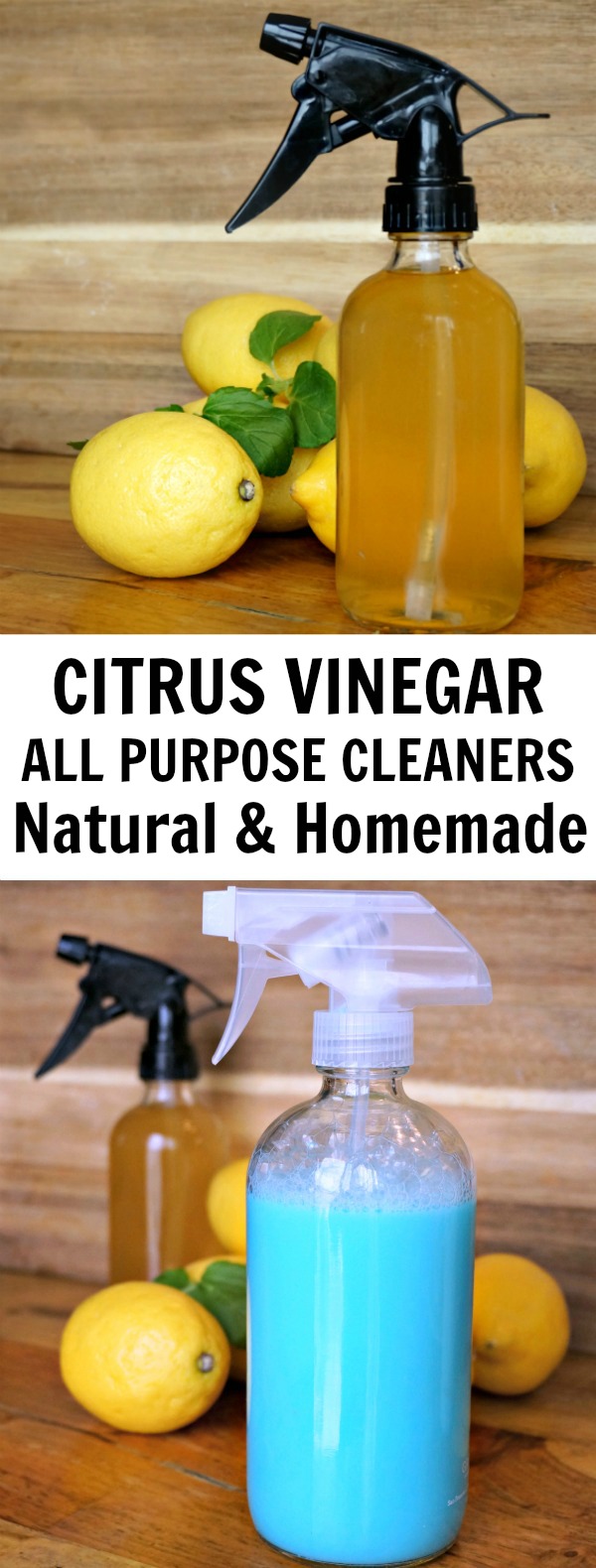 Homemade Citrus Vinegar Cleaners 
