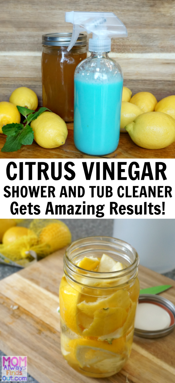 Citrus Vinegar Tub Cleaner