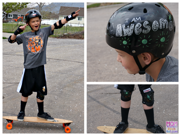 Wipeout Dry Erase Helmets For Kids - Protective Elbow Pads Knee Pads and Wrist Guards #wipeout #iwipeout Review