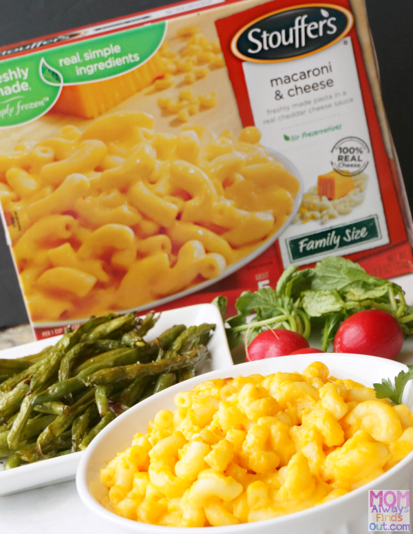 Stouffer's Macaroni and Cheese Family Dinner Ideas #balanceyourplate
