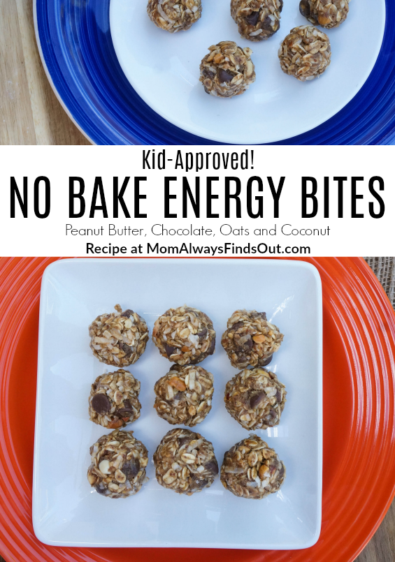 No Bake Energy Bites Recipe - Kid Approved!