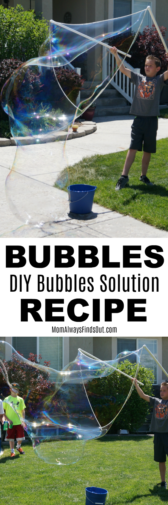 Homemade DIY Bubble Solution Recipe