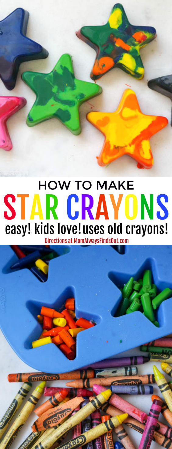 How To Melt Crayons into New Crayon Shapes Craft