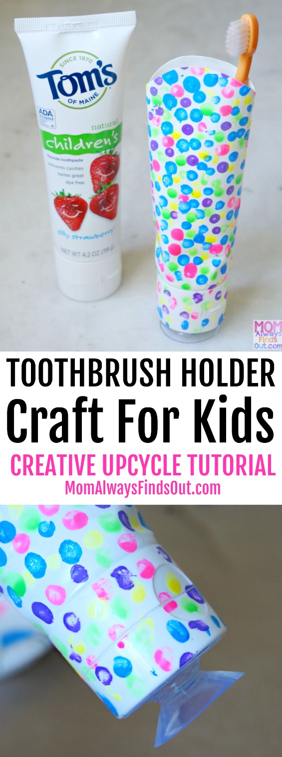 Tom's Silly Strawberry Toothpaste Tube Craft - Creative Ways To Upcycle
