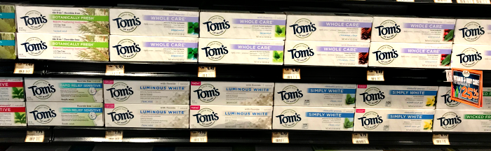 Tom's of Maine Luminous White Coupon at Sprouts