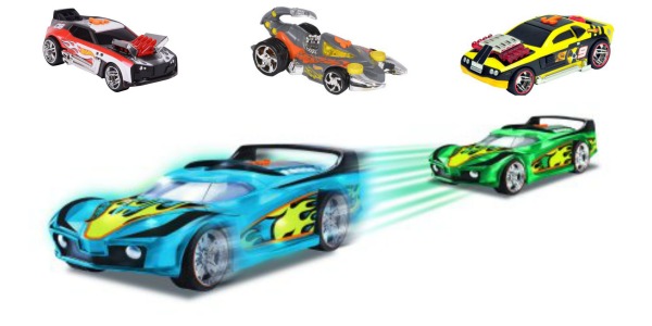 Hot Wheels Cars - Motorized Lights and Sounds Hyper Racers