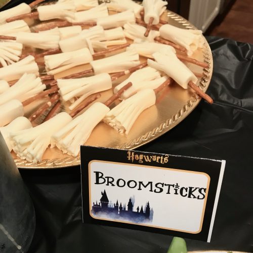 Harry Potter Party Food Ideas - Broomsticks
