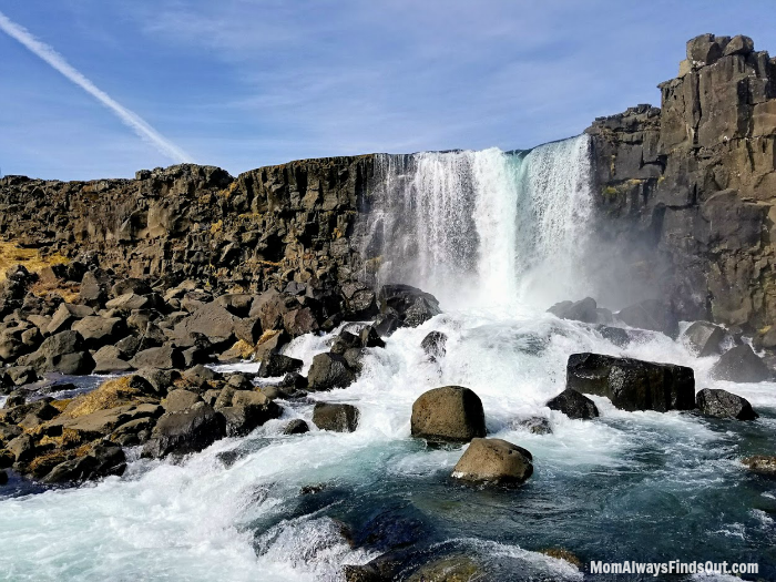 Öxarárfoss waterfall in Thingvellir National Park Iceland - Iceland Waterfalls