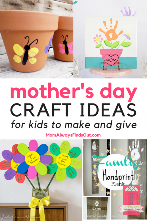 Mothers Day Crafts For Kids To Make and Give #MothersDay #HomeMattersParty
