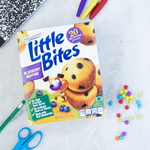 Entenmann's Little Bites muffins are an easy choice for school snacks. #LoveLittleBites #backtoschool
