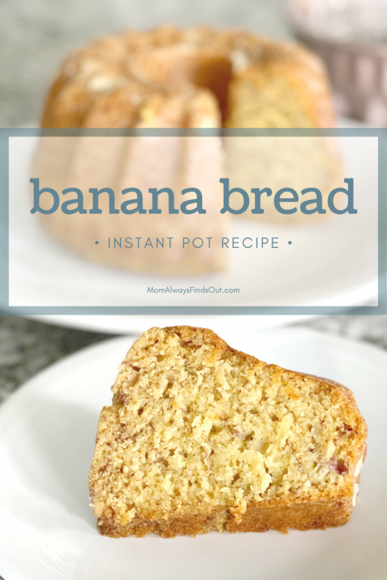 Instant Pot Banana Bread Recipe