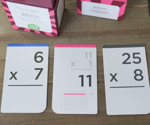 Multiplication Flash Cards For Kids by Think Tank Scholar