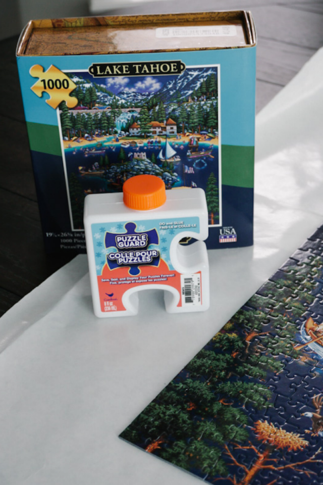 How To Mount a Finished Jigsaw Puzzle Mom Always Finds Out