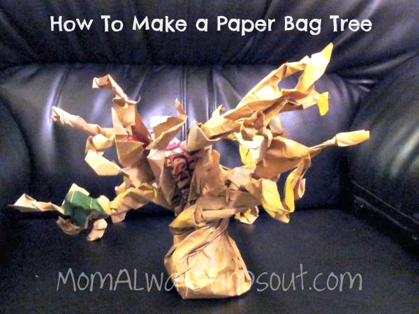 How To Make a Paper Bag Tree From a Brown Paper Bag