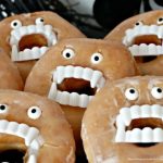 Easy Halloween Treats - Vampire Doughnuts