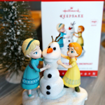 Disney Frozen Anna and Elsa Build a Snowman Musical Ornament - Hallmark Keepsake Ornaments 2016