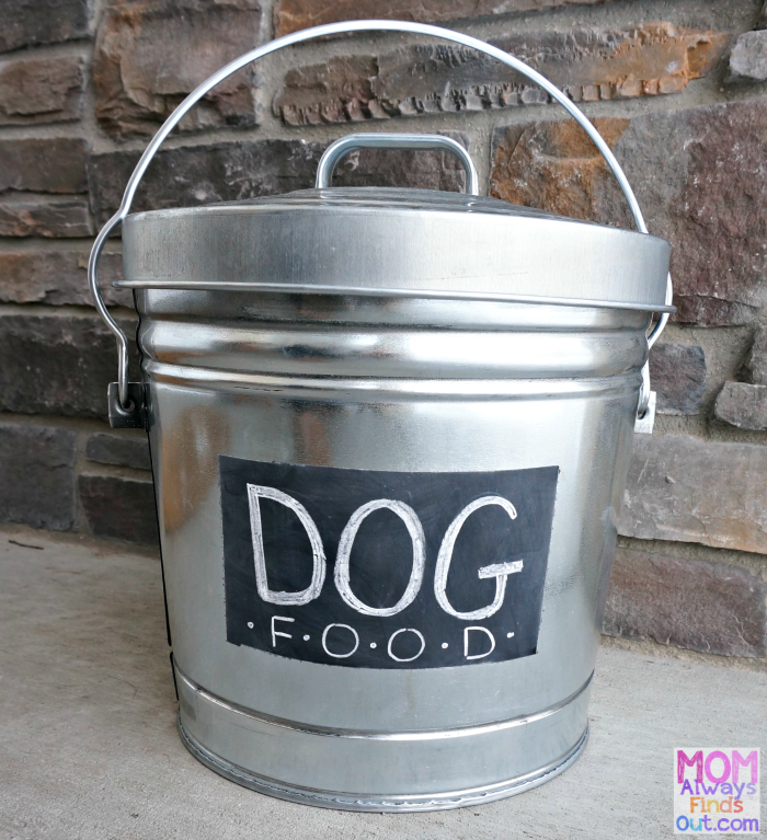DIY Personalized Dog Food Container (Start with a Galvanized Steel Can!)
