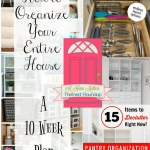Get back on track with home organization and routines after the holidays. Plan the New Year. Plus link up at Home Matters with recipes, DIY, crafts, decor. #HomeMattersParty #HomeOrganization