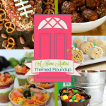 Hosting or attending - score a touchdown at your Super Bowl party with these awesome ideas. Plus link up at Home Matters with recipes, DIY, crafts, decor. #HomeMattersParty #SuperBowlPartyIdeas
