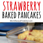 Strawberry Baked Pancakes