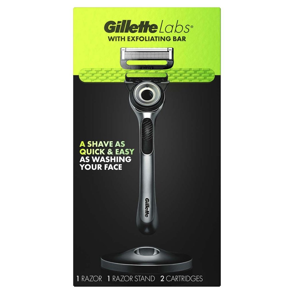 GilletteLabs with Exfoliating Bar Razor for Quick and Easy Shave