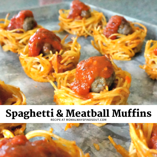 Spaghetti Recipe: Muffin Tin Spaghetti and Meatballs