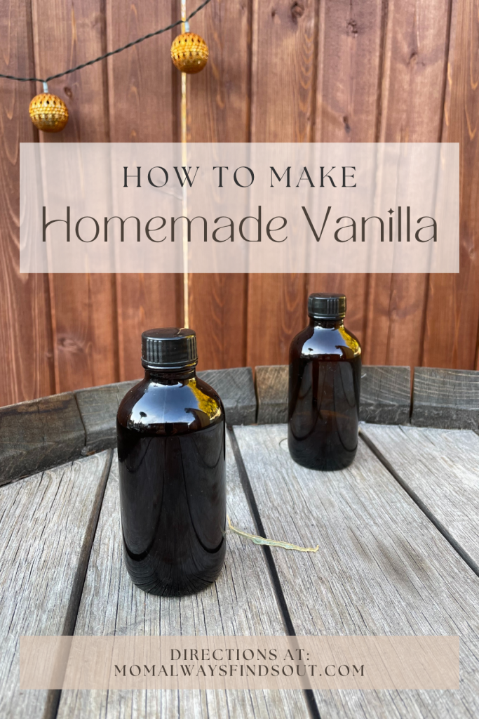 Homemade vanilla extract recipe and directions at Mom Always Finds Out @momfindsout